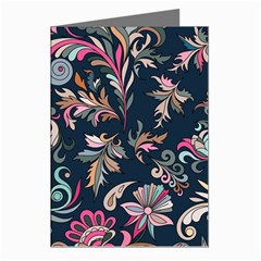 Coorful Flowers Pattern Floral Patterns Greeting Cards (pkg Of 8) by nateshop