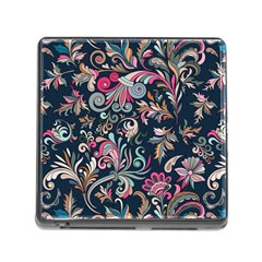 Coorful Flowers Pattern Floral Patterns Memory Card Reader (square 5 Slot) by nateshop