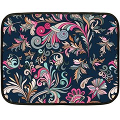 Coorful Flowers Pattern Floral Patterns Two Sides Fleece Blanket (mini) by nateshop