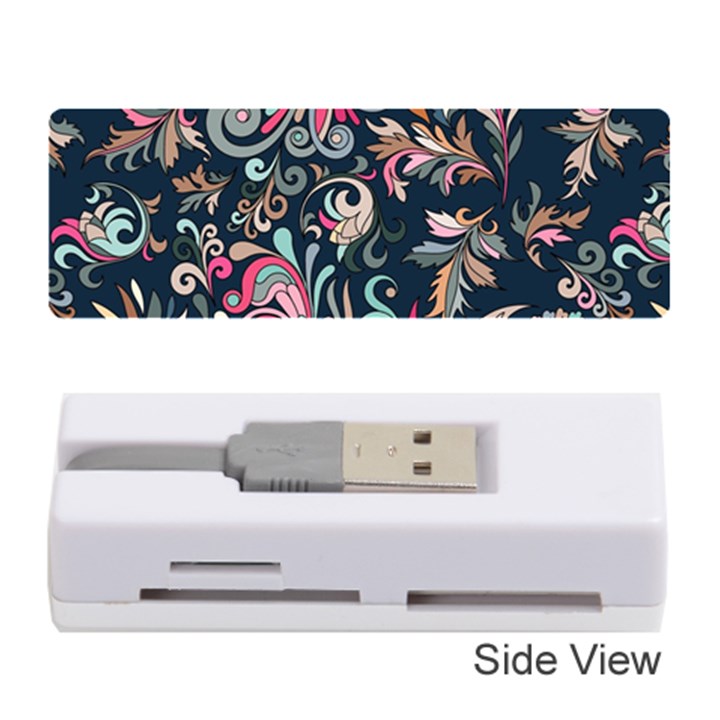 Coorful Flowers Pattern Floral Patterns Memory Card Reader (Stick)