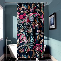 Coorful Flowers Pattern Floral Patterns Shower Curtain 36  X 72  (stall)  by nateshop