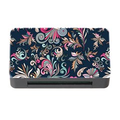 Coorful Flowers Pattern Floral Patterns Memory Card Reader With Cf by nateshop