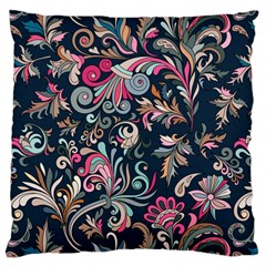 Coorful Flowers Pattern Floral Patterns Standard Premium Plush Fleece Cushion Case (one Side) by nateshop