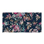 Coorful Flowers Pattern Floral Patterns Satin Wrap 35  x 70  Front