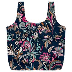 Coorful Flowers Pattern Floral Patterns Full Print Recycle Bag (xxl) by nateshop