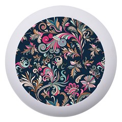 Coorful Flowers Pattern Floral Patterns Dento Box With Mirror by nateshop