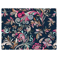 Coorful Flowers Pattern Floral Patterns Premium Plush Fleece Blanket (extra Small) by nateshop