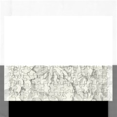 Damask, Desenho, Flowers, Gris Rectangular Jigsaw Puzzl by nateshop