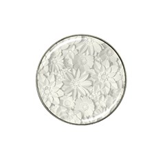 Damask, Desenho, Flowers, Gris Hat Clip Ball Marker (10 Pack) by nateshop