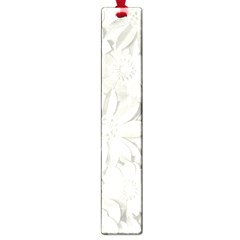 Damask, Desenho, Flowers, Gris Large Book Marks by nateshop