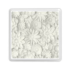 Damask, Desenho, Flowers, Gris Memory Card Reader (square) by nateshop