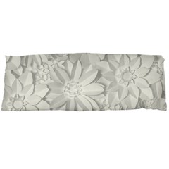 Damask, Desenho, Flowers, Gris Body Pillow Case Dakimakura (two Sides) by nateshop