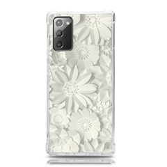 Damask, Desenho, Flowers, Gris Samsung Galaxy Note 20 Tpu Uv Case by nateshop