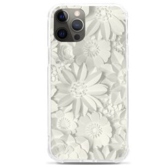 Damask, Desenho, Flowers, Gris Iphone 12 Pro Max Tpu Uv Print Case by nateshop