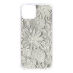 Damask, Desenho, Flowers, Gris Iphone 13 Tpu Uv Print Case by nateshop