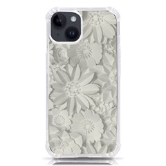 Damask, Desenho, Flowers, Gris Iphone 14 Tpu Uv Print Case by nateshop