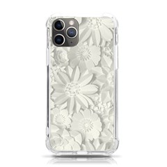 Damask, Desenho, Flowers, Gris Iphone 11 Pro 5 8 Inch Tpu Uv Print Case by nateshop