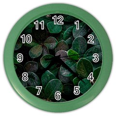 Dark Nature , Nature, Edeg Color Wall Clock by nateshop