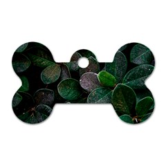 Dark Nature , Nature, Edeg Dog Tag Bone (one Side) by nateshop