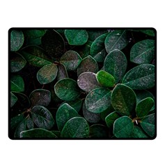 Dark Nature , Nature, Edeg Two Sides Fleece Blanket (small)