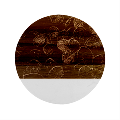 Dark Nature , Nature, Edeg Marble Wood Coaster (round)