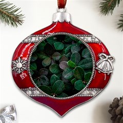 Dark Nature , Nature, Edeg Metal Snowflake And Bell Red Ornament by nateshop