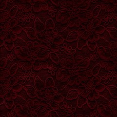 Dark Red Floral Lace, Dark Red, Flowers, Pattern, Romance Play Mat (square) by nateshop