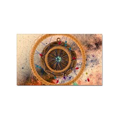 Dreamcatcher, Abstract, Colorful, Colors, Dream, Golden, Vintage Sticker Rectangular (10 Pack) by nateshop