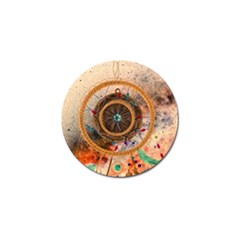 Dreamcatcher, Abstract, Colorful, Colors, Dream, Golden, Vintage Golf Ball Marker (4 Pack) by nateshop