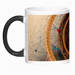 Dreamcatcher, Abstract, Colorful, Colors, Dream, Golden, Vintage Morph Mug by nateshop