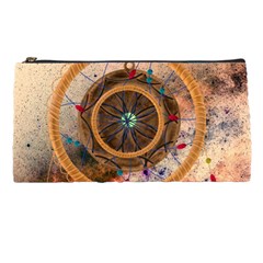 Dreamcatcher, Abstract, Colorful, Colors, Dream, Golden, Vintage Pencil Case by nateshop