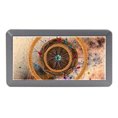 Dreamcatcher, Abstract, Colorful, Colors, Dream, Golden, Vintage Memory Card Reader (mini) by nateshop