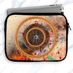 Dreamcatcher, Abstract, Colorful, Colors, Dream, Golden, Vintage Apple Ipad 2/3/4 Zipper Cases by nateshop