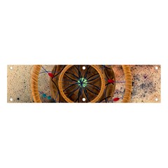 Dreamcatcher, Abstract, Colorful, Colors, Dream, Golden, Vintage Banner And Sign 4  X 1 