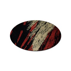 Fabric, Texture, Colorful, Spots Sticker (oval) by nateshop