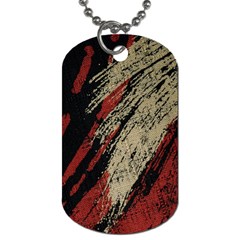 Fabric, Texture, Colorful, Spots Dog Tag (two Sides) by nateshop