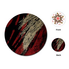 Fabric, Texture, Colorful, Spots Playing Cards Single Design (round) by nateshop