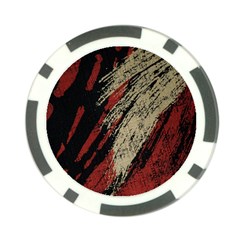 Fabric, Texture, Colorful, Spots Poker Chip Card Guard by nateshop