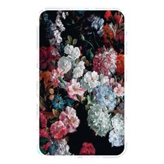 Floral Pattern, Red, Floral Print, E, Dark, Flowers Memory Card Reader (rectangular) by nateshop