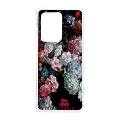 Floral Pattern, Red, Floral Print, E, Dark, Flowers Samsung Galaxy S20 Ultra 6 9 Inch Tpu Uv Case by nateshop