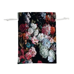 Floral Pattern, Red, Floral Print, E, Dark, Flowers Lightweight Drawstring Pouch (s) by nateshop