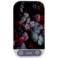 Floral Pattern, Red, Floral Print, E, Dark, Flowers Sterilizers by nateshop