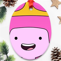 Adventure Time Princess Bubblegum Ornament (oval) by Sarkoni