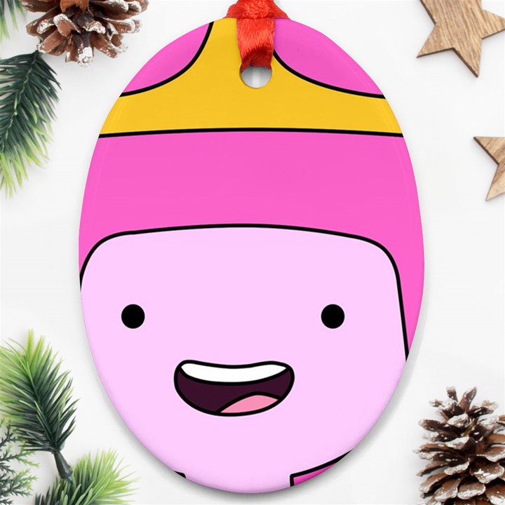 Adventure Time Princess Bubblegum Oval Ornament (Two Sides)