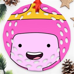 Adventure Time Princess Bubblegum Ornament (round Filigree) by Sarkoni