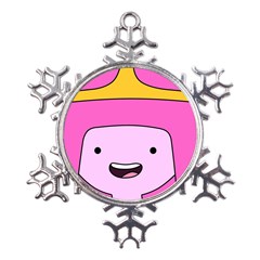 Adventure Time Princess Bubblegum Metal Large Snowflake Ornament