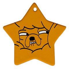 Adventure Time Jake The Dog Ornament (star) by Sarkoni