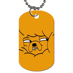 Adventure Time Jake The Dog Dog Tag (one Side) by Sarkoni