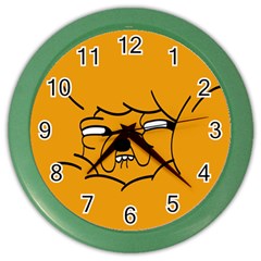 Adventure Time Jake The Dog Color Wall Clock by Sarkoni