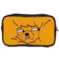 Adventure Time Jake The Dog Toiletries Bag (two Sides) by Sarkoni